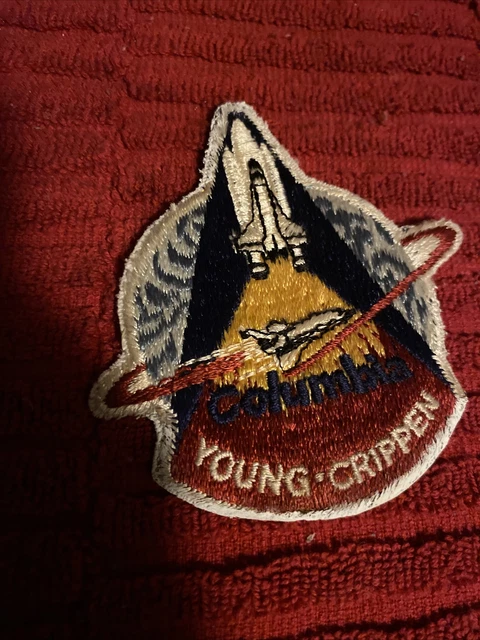 Vintage NASA STS-1 Columbia Young Crippen original Patch