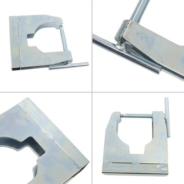 Lot De 4 Colliers De Finition Pour Tuyaux DSOUWEH - Aluminium Noir, Taille AN4, Avec Vis, Installation Facile