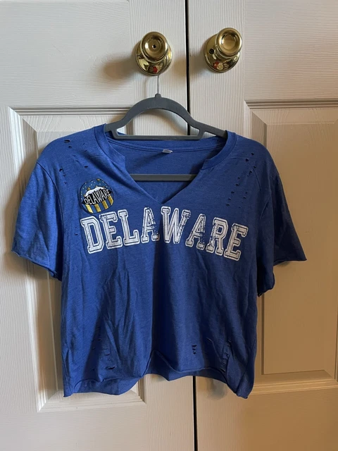 University Of Delaware Womens Patched T Shirt From Max And Gino’s UD UDEL