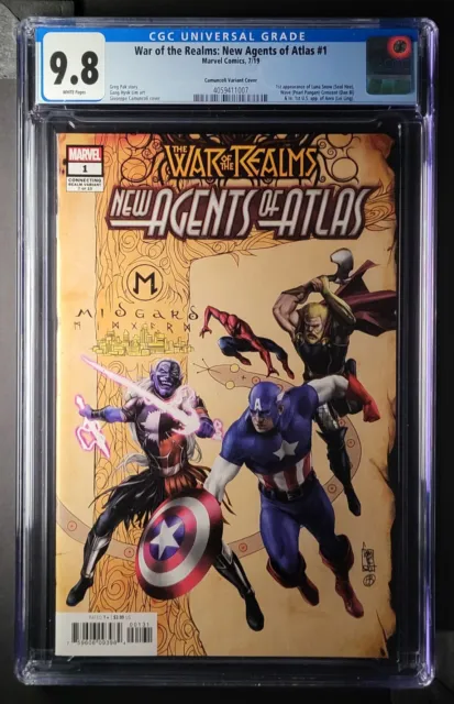 War of the Realms: New Agents of Atlas #1 Camuncoli (2019,Marvel) ~ CGC 9.8