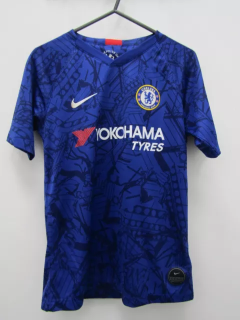 Chelsea FC 2019-20 Season Home Kit Football Shirt Youth Size Boys L 12-13 Years