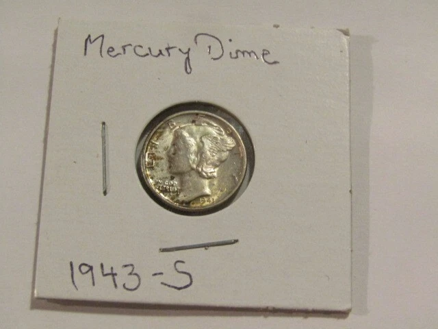 1943-S US Mercury Dime Silver Coin