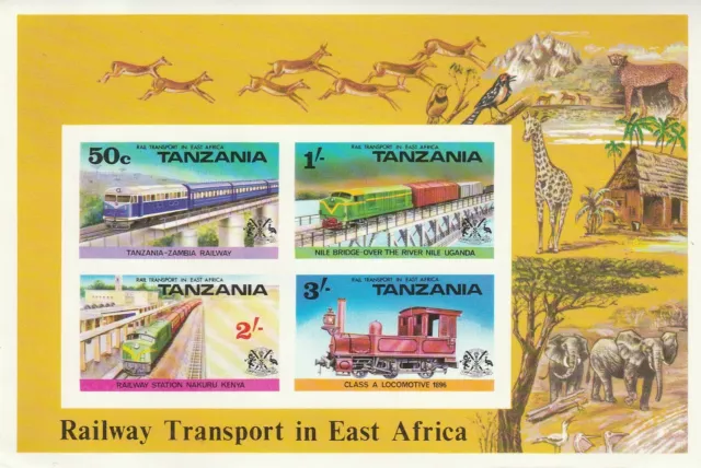 Eisenbahn Tansania postfrisch ungezähnt 257
