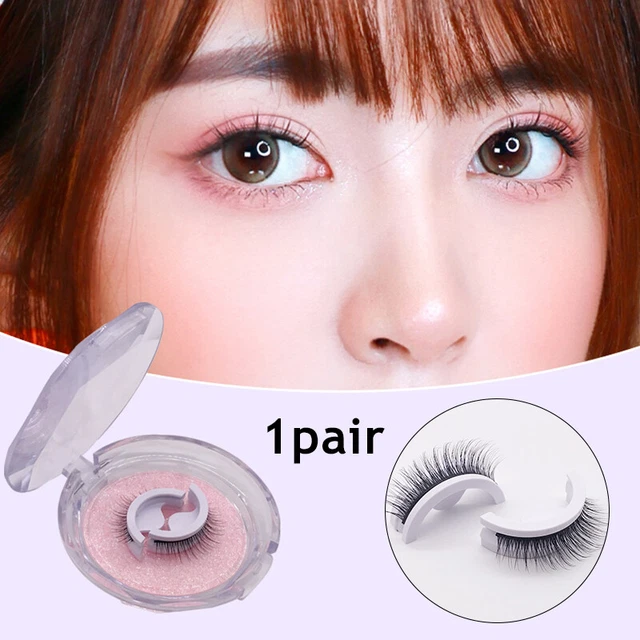 Pestañas postizas de colores 3D autoadhesivo reutilizable pestañas postizas extensión maquillaje