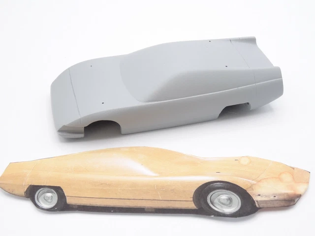 Kit Maquette Alezan Models Bugatti EB 110 1/43 – 2ème Version Wind Tunnel, Blanc