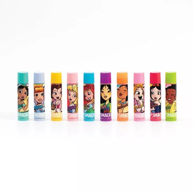 Disney Princess Lip Smackers Collection 10 Total Balms NEW