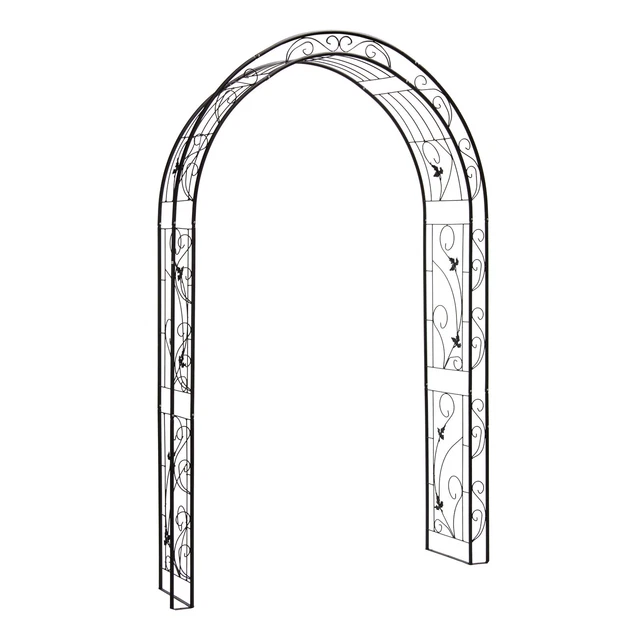 919110 Rosenbogen Spalier Rankgitter Rankhilfe Metall Rundbogen Gartentor