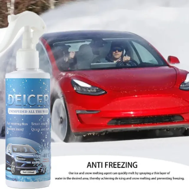  Deicer Spray for Car Windshield,Auto Windshield Deicing Spray,Ice  Remover Melting Spray,Fast Ice & Snow Melting Spray,Defrosting Anti Frost  Spray,Deicing Melting Agent (1pcs) : Automotive