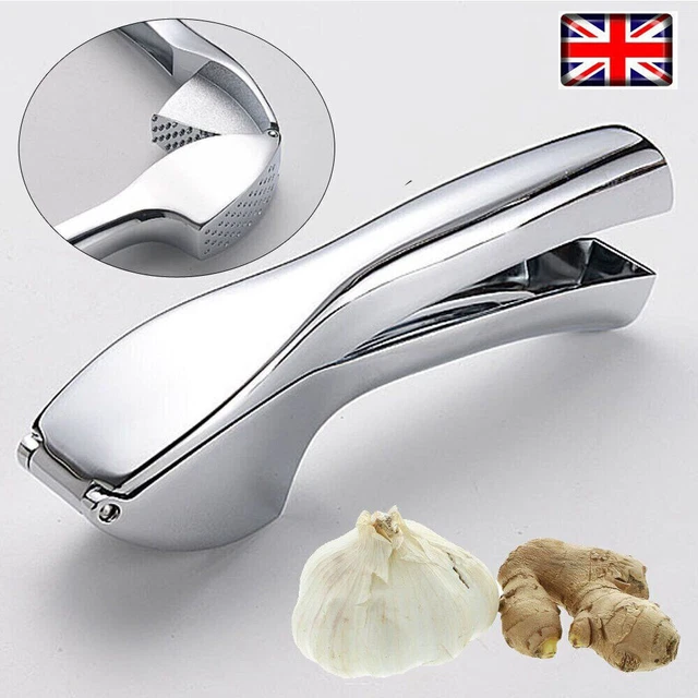 STAINLESS STEEL GARLIC Press Garlic Crusher Ginger Mincer Squeezer