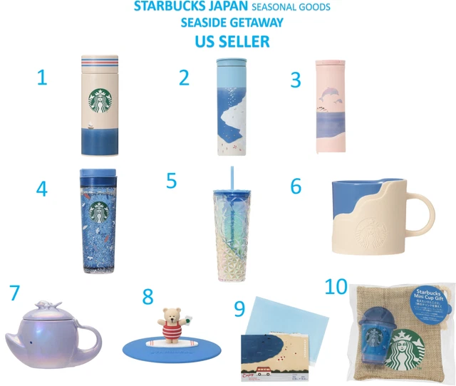 [US SELLER]STARBUCKS JAPAN Seaside Getaway Summer Series 2024 Mug
