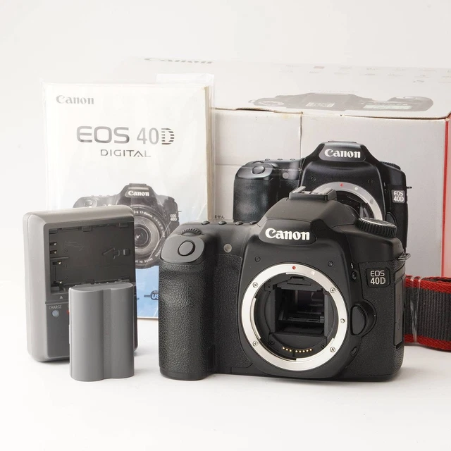 CANON EOS 40D & Ricoh Caplio R7 DSLR Compact Camera Set Used