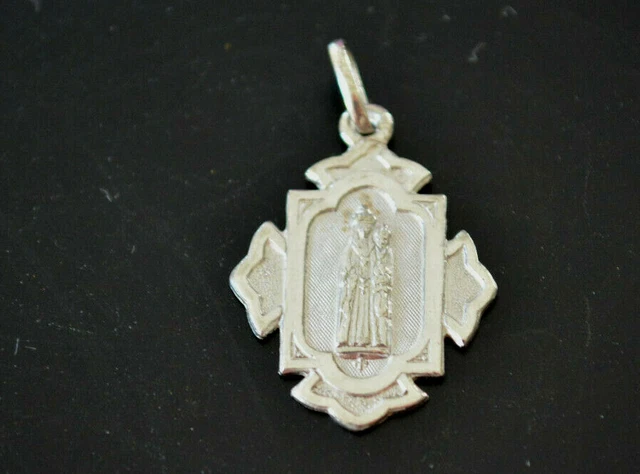 Collier Sautoir Chaîne En Argent Massif Ancien 54 G - Occasion, Bijou Vintage, Grand Format