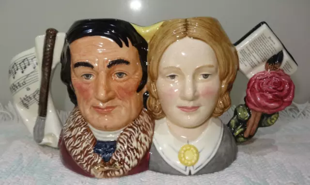 Royal Doulton Jane Eyre & Mr Rochester RARE double Character Jug D7115 141/1500