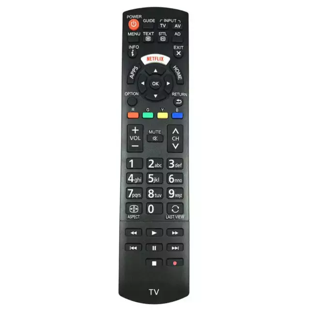 N2QAYB001008T Replacement Remote for Panasonic Televisions TH-40DX600U TH-49DX60