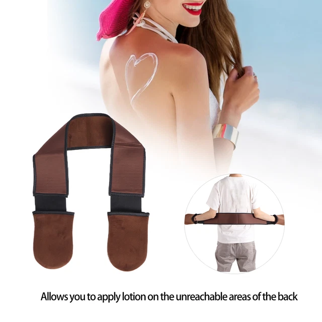 Aplicador de loción de espalda suave autobronceador flexible aplicador mitt para espuma GF0