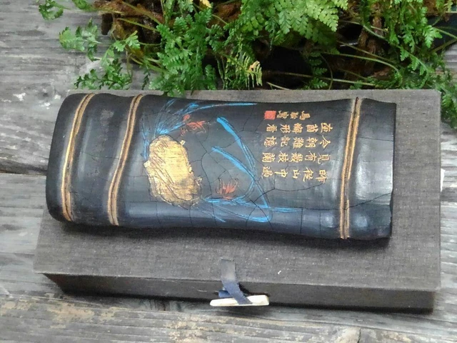 Ink Stone Suzuri Japanese Vintage Calligraphy Tool S473