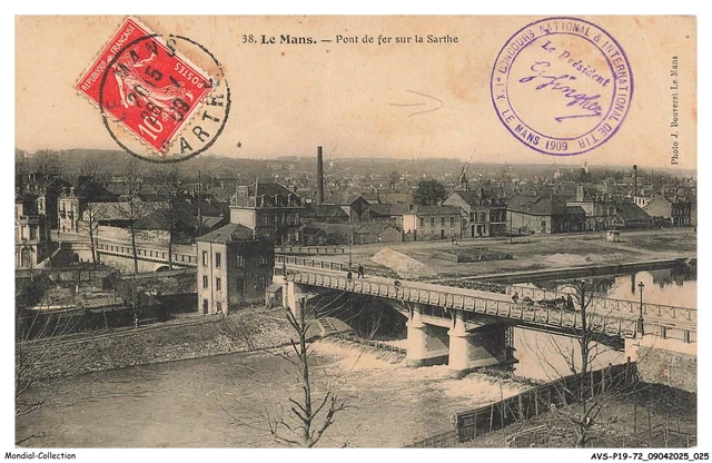 CPA Le Mans Le Pont en X (1390681