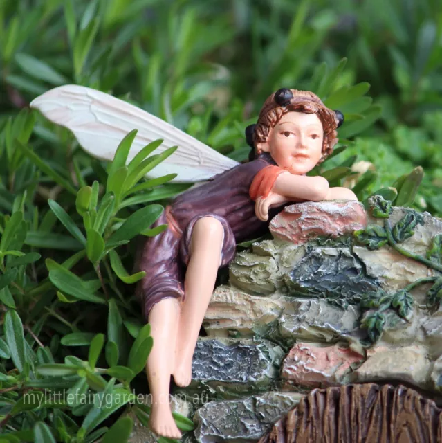 Elderberry Flower Fairy Figurine Cicely Mary Barker Miniature Garden