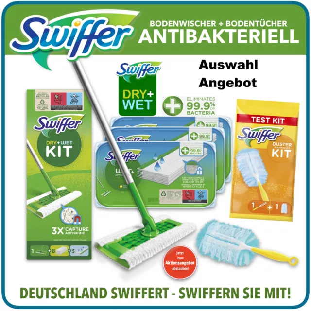 Swiffer Staubmagnet Bodenwischer  Bodentücher  Feuchte Bodentücher Zitrus