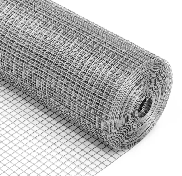 YES4PETS 1 x 10 M Galvanised Wire Mesh Garden Pet Chicken Coop Fencing Bird