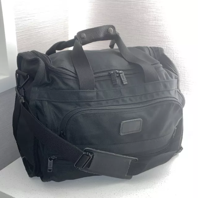 TUMI "Made In USA"  16" Small Weekender, Carry-On Duffle, Black