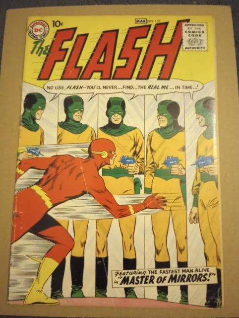 The Flash #105 January 1959 - First Flash Silver Age Self-Titled Issue