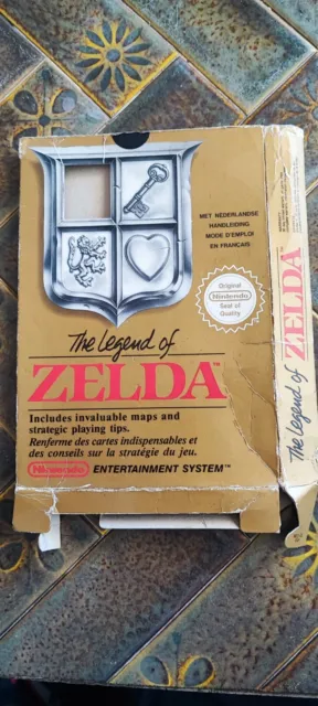 Boite Vide Zelda Nes