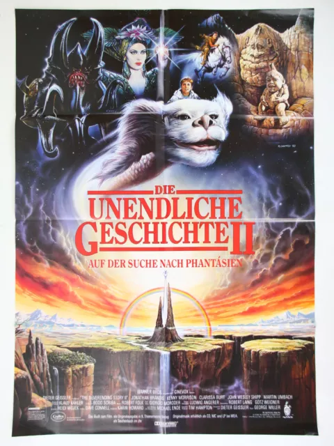 Original Filmposter Filmplakat A1 Die Unendliche Geschichte II Sehr Gut