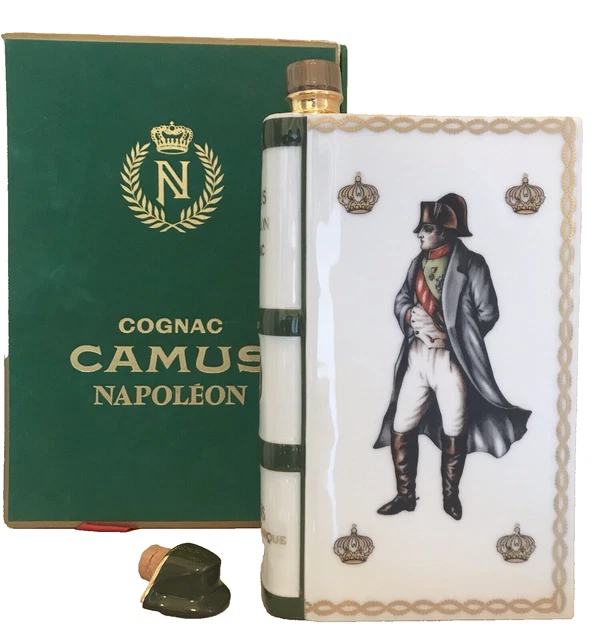 COGNAC CAMUS NAPOLEON Ltd Edit Book Decanter 1769-1969 Full
