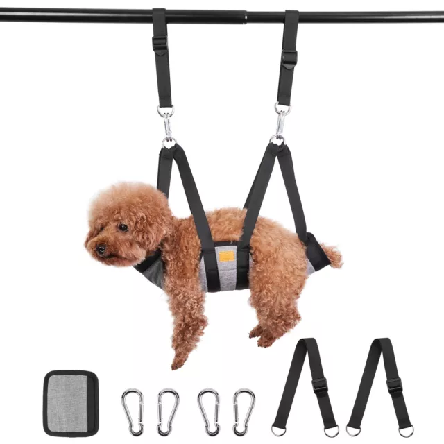 Portable Pet Dog Hammock Grooming Restraint Harness Sling Bag Hair Nail Trimming 2