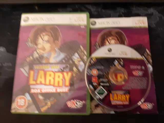 Leisure Suit Larry: Box Office Bust (Microsoft Xbox 360, 2009) with Manual