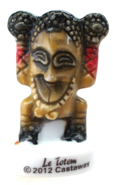 Fève Vintage Porcelaine - Collection Totems - Figurine Pour Galette Des Rois