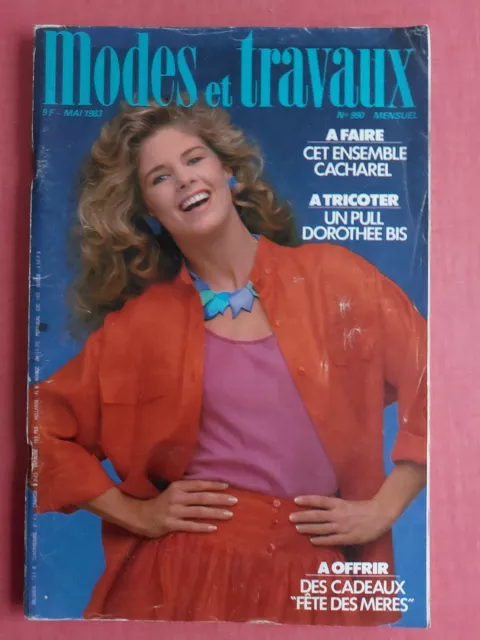 Modes et Travaux  french magazine N°990 Mai 1983 . Vintage .Port gratuit