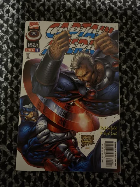 Captain America #4 - Vol.2 - (Feb 1997 Marvel) Will Combine Shipping Rob Liefeld