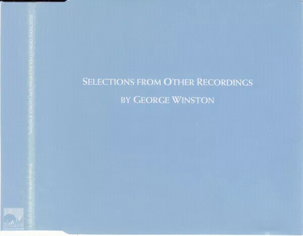 CD George Winston Selections From Other Recordings By George Winston Windham