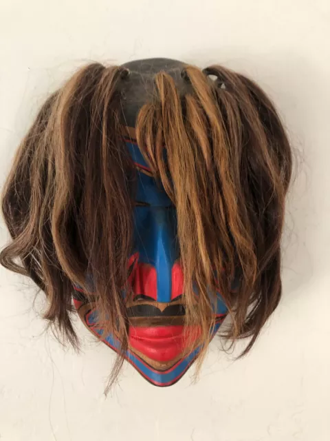 Northwest Coast Heiltsuk Wild Woman of the Woods Mask