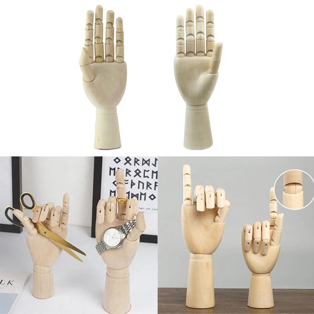 Gelenkig 18cm Holzmanikin Handmalhilfe Kinder Handskulptur