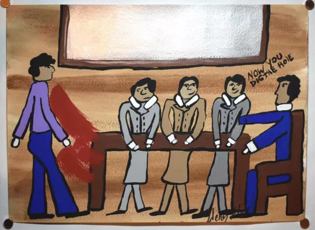 Goodfellas Gangster Mobster Henry Hill Original Painting RARE Tommy Kills Spider