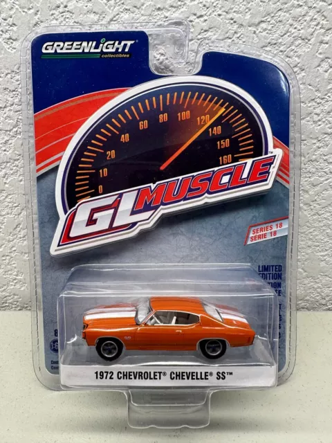 2017 Greenlight GL Muscle 1972 Chevrolet Chevelle SS in Orange