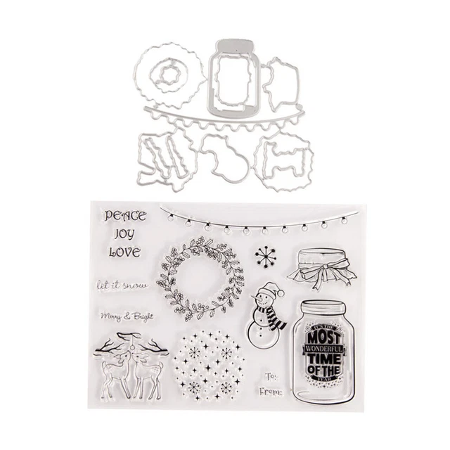 Juego transparente TPR sello de silicona álbum de colección sello