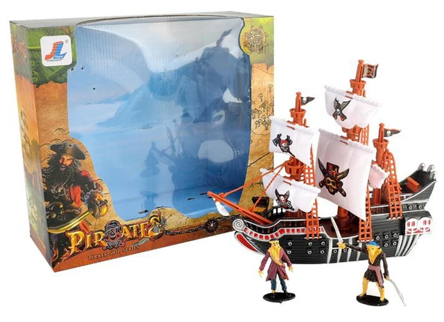 Playmobil Bateau Pirate 9522 – Année 2008 – Avec Zombie – Galeón – Occasion