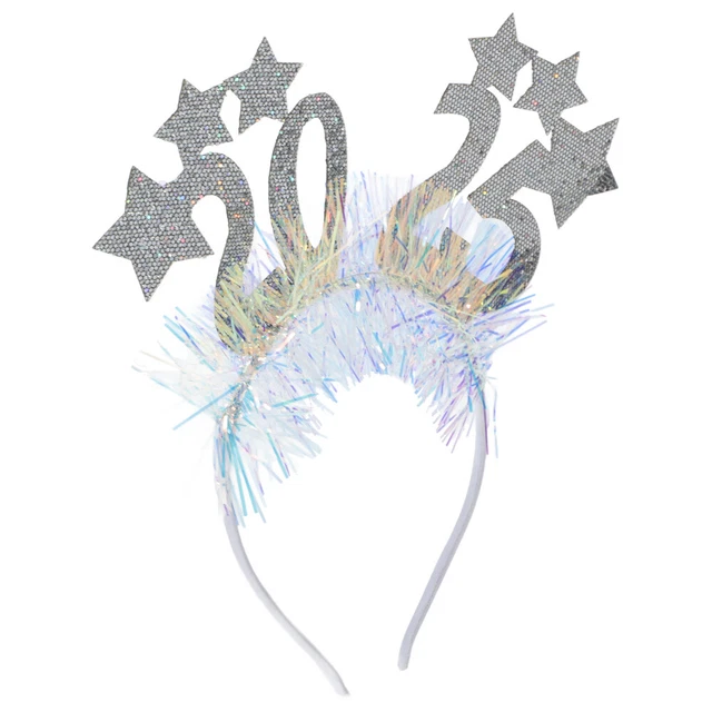 JKQ NEW YEAR Party Hat Years Eve Decorations Light up Hats 2025
