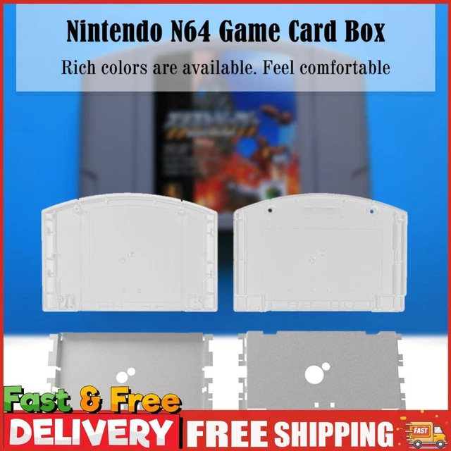 GAME CONSOLE CARTRIDGE Cart Shell Set for N64 Replacement Case Kit ...