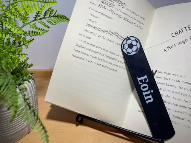 3D Bookmark - Personalised - Football