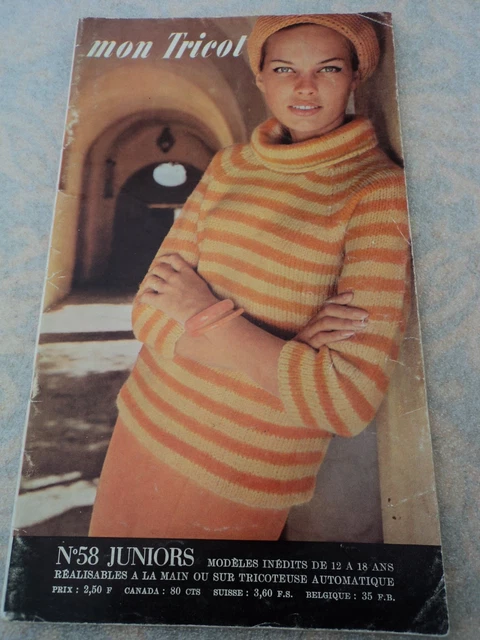 Catalogue Phildar Tricot N°268 Automne-hiver 1995 - Occasion - Modèles Famille