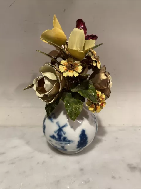 THE ROYAL DUTCH BOUQUET Igor Carl Faberge Flower Vase 6.5” High THE ROYAL DUTCH BOUQUET Igor Carl Faberge Flower Vase 6.5” High