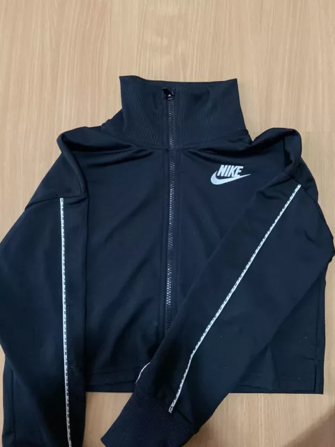 Felpa Nike Nera Da Donna Corta Slim Fit