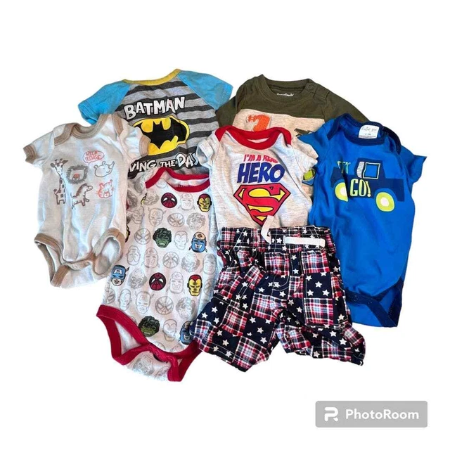 Baby Boy 0-3 Month Bundle Set of Seven Pieces