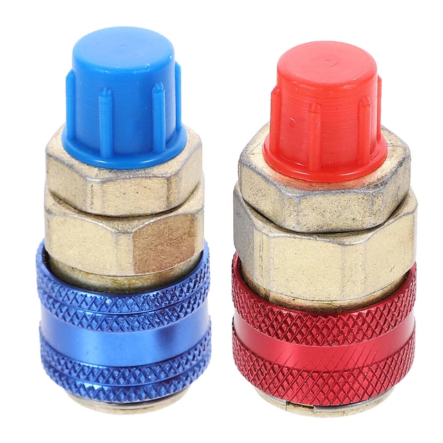 2 Pcs Kupplungsstecker Für Klimaanlage Adapter Metrisches System