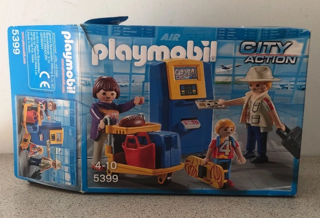 Boîte Vide PLAYMOBIL 4006 - Occasion, Abîmée, Sans Figurines
